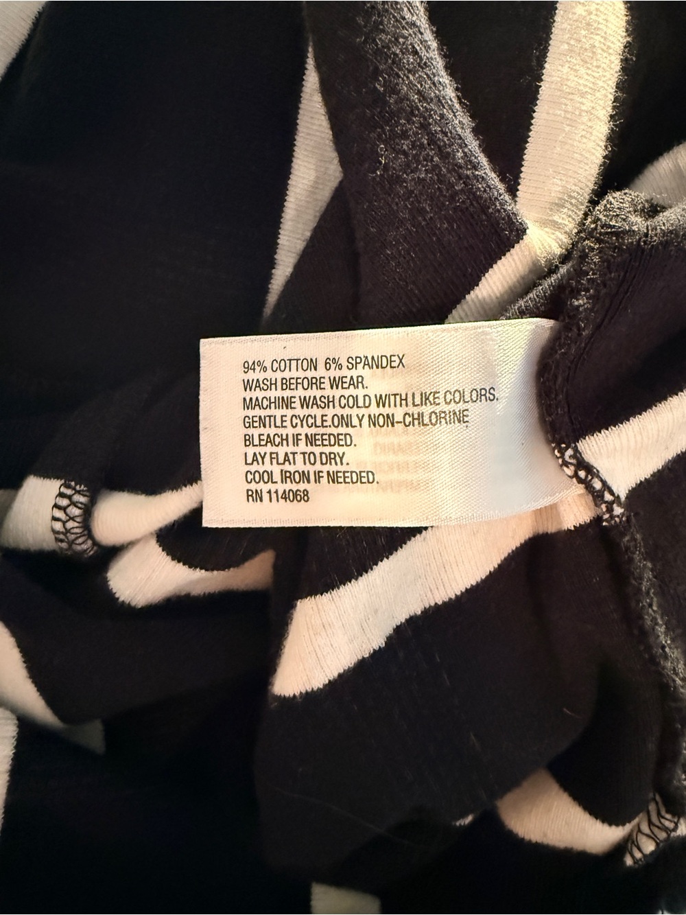 Evereve Black & White Striped Tie-Waist Midi Dress - Picture 9 of 9